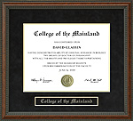 College of the Mainland Diploma Frame