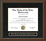 Our Lady of the Lake University (OLLU) Diploma Frame