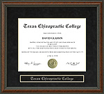 Texas Chiropractic College (TCC) Diploma Frame