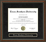Texas Southern University Diploma Frame