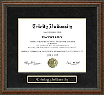 Trinity University Diploma Frame