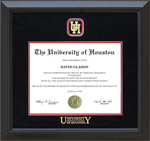 University of Houston Embossed Diploma Frame
