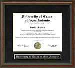 University of Texas at San Antonio (UTSA) Diploma Frame