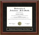 University of Arkansas - Fort Smith (UAFS) Mahogany Diploma Frame