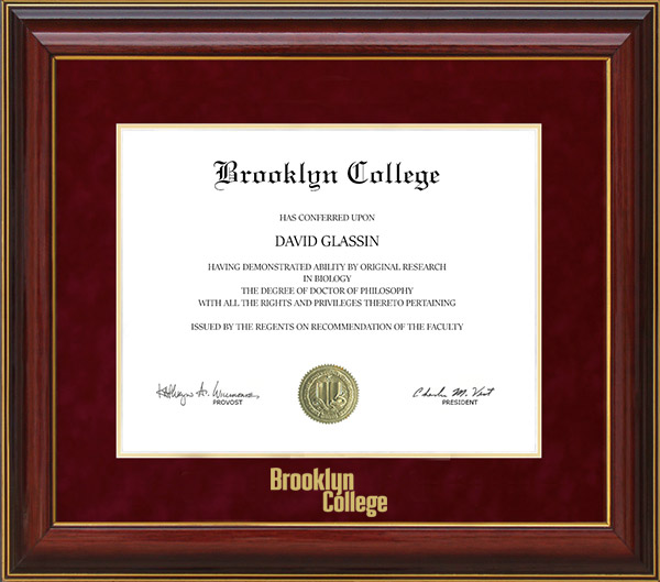 Brookhaven College Diploma Frame by Wordyisms