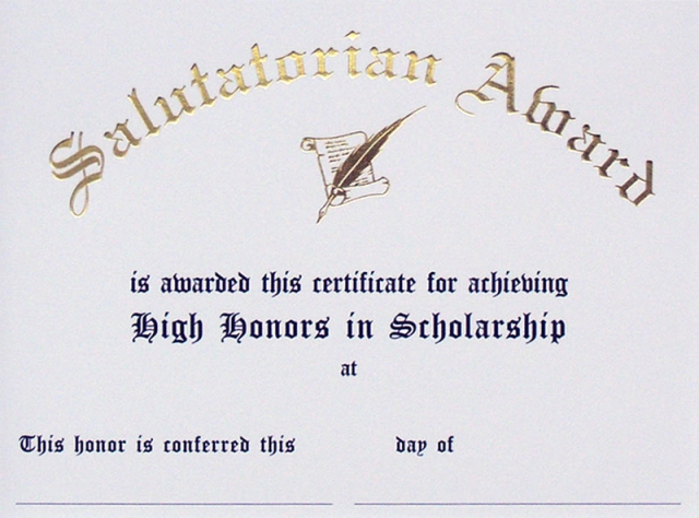 Certificates and Ribbon Crests