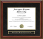 Arlington Baptist University Mahogany Diploma Frame