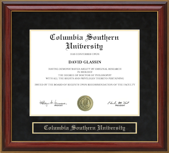 Columbia Southern University Mahogany 