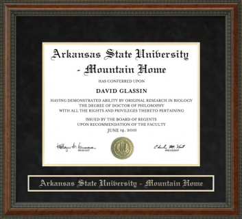 Arkansas State University - Mountain Home (ASUMH) Diploma Frame