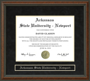 Arkansas State University - Newport (ASUN) Diploma Frame