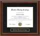 Diablo Valley College (DVC) Mahogany Diploma Frame