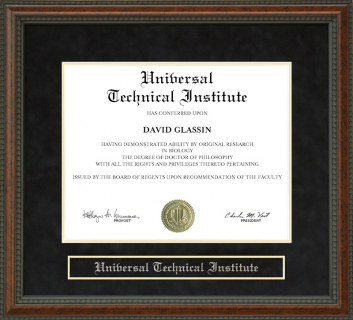 Universal Technical Institute Diploma Frame