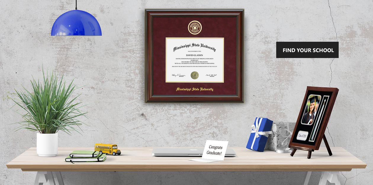Brookhaven College Diploma Frame by Wordyisms