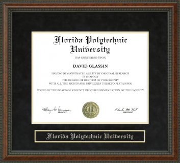 Florida Polytechnic University Diploma Frame