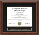 Northwest Florida State College (NWF State) Mahogany Diploma Frame