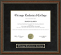 Orange Technical College Diploma Frame