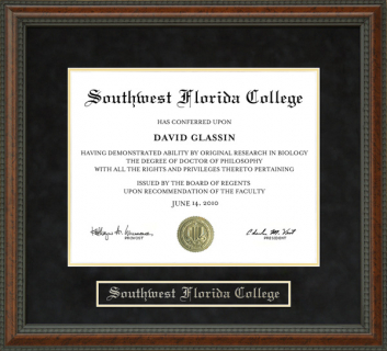 Southwest Florida College (SWFC) Diploma Frame