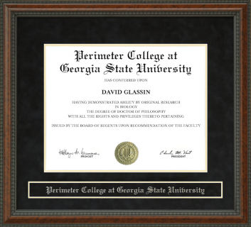 Perimeter College at Georgia State University Diploma Frame