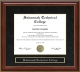 Savannah Technical College Mahogany Diploma Frame
