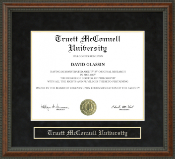 Truett McConnell University Diploma Frame