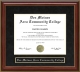 Des Moines Area Community College (DMACC) Mahogany Diploma Frame