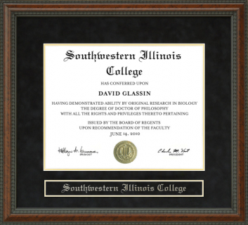 Southwestern Illinois College (SWIC) Diploma Frame