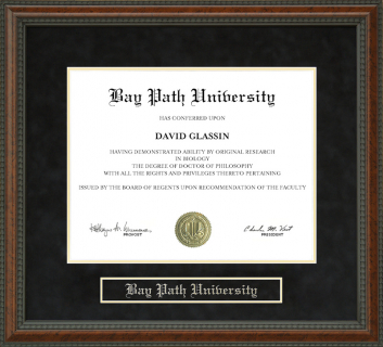 Bay Path University Diploma Frame