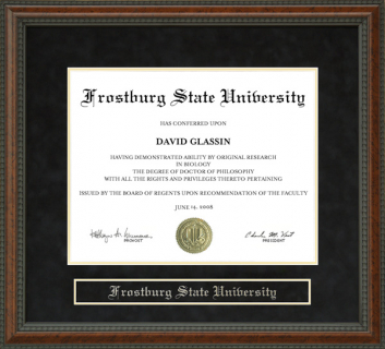 Frostburg State University (FSU) Diploma Frame