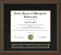 Notre Dame of Maryland University Diploma Frame