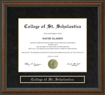 College of St. Scholastica (CSS) Diploma Frame