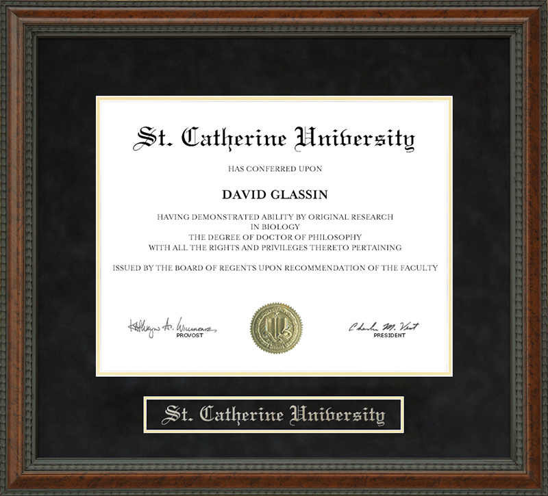 St. Catherine University Diploma Frame