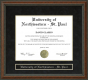 University of Northwestern - St. Paul Diploma Frame