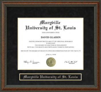 Maryville University of St. Louis Diploma Frame
