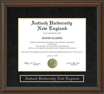 Antioch University New England Diploma Frame
