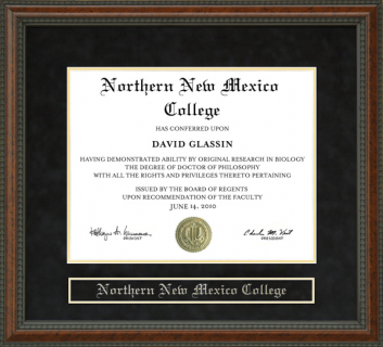Northern New Mexico College (NNMC) Diploma Frame