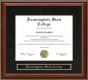 Farmingdale State College (SUNY) Mahogany Diploma Frame