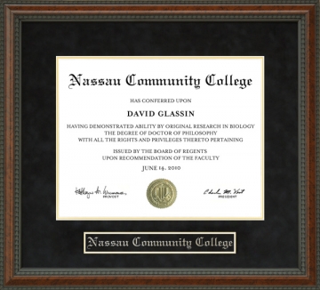 Nassau Community College (NY) Diploma Frames and Graduation Gifts by