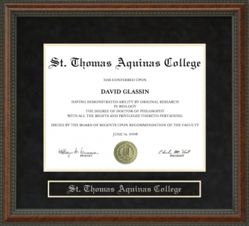 St. Thomas Aquinas College (STAC) Diploma Frame