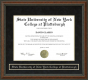 State University of New York College at Plattsburgh (SUNY) Diploma Frame