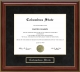 Columbus State Mahogany Diploma Frame