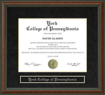York College of Pennsylvania (YCP) Diploma Frame