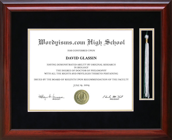 dIPLOMA FRAME