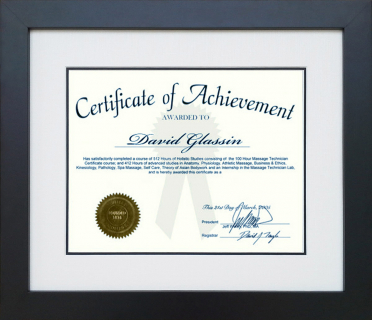Tribeca Executive Certificate Frame with Genuine Linen Matting