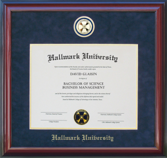 Hallmark University Diploma Frame with School Medallion