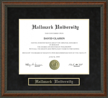 Hallmark University Diploma Frame