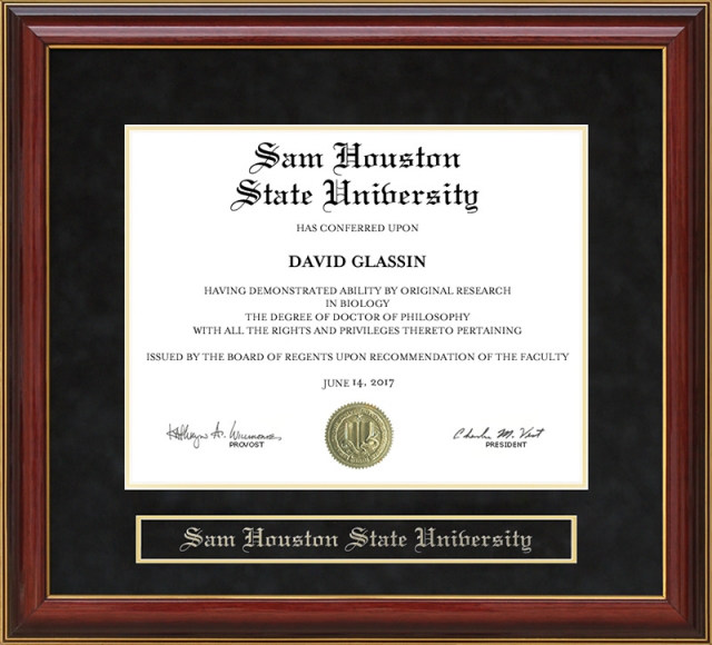 Sam Houston State University Diploma Frame campus photo College Certificate Gift 