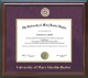 University of Mary Hardin-Baylor (UMHB) Diploma Frame with Embossed School Seal