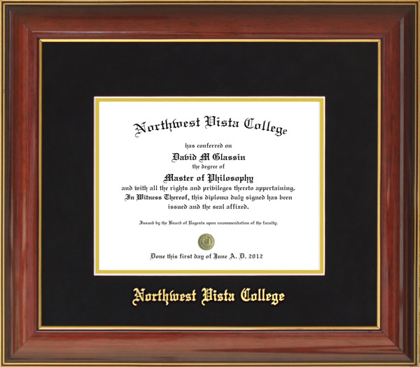 Brookhaven College Diploma Frame by Wordyisms