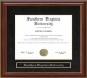 Southern Virginia University Mahogany Diploma Frame