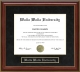 Walla Walla University (WWU) Mahogany Diploma Frame